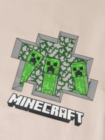 NAME IT T-Shirt Asant Minecraft Chateau Gray